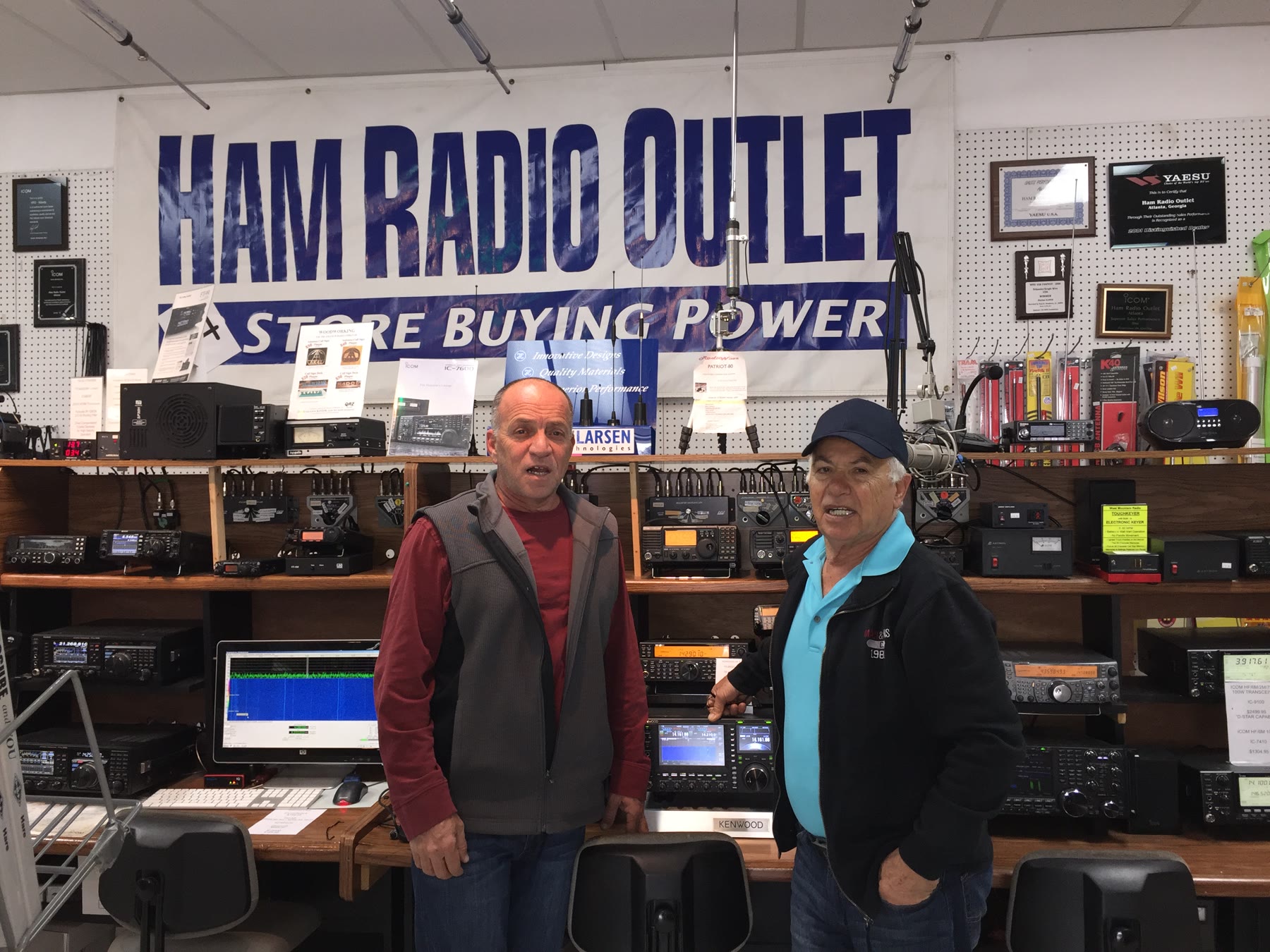 Amir at Ham Radio Outlet in 2016